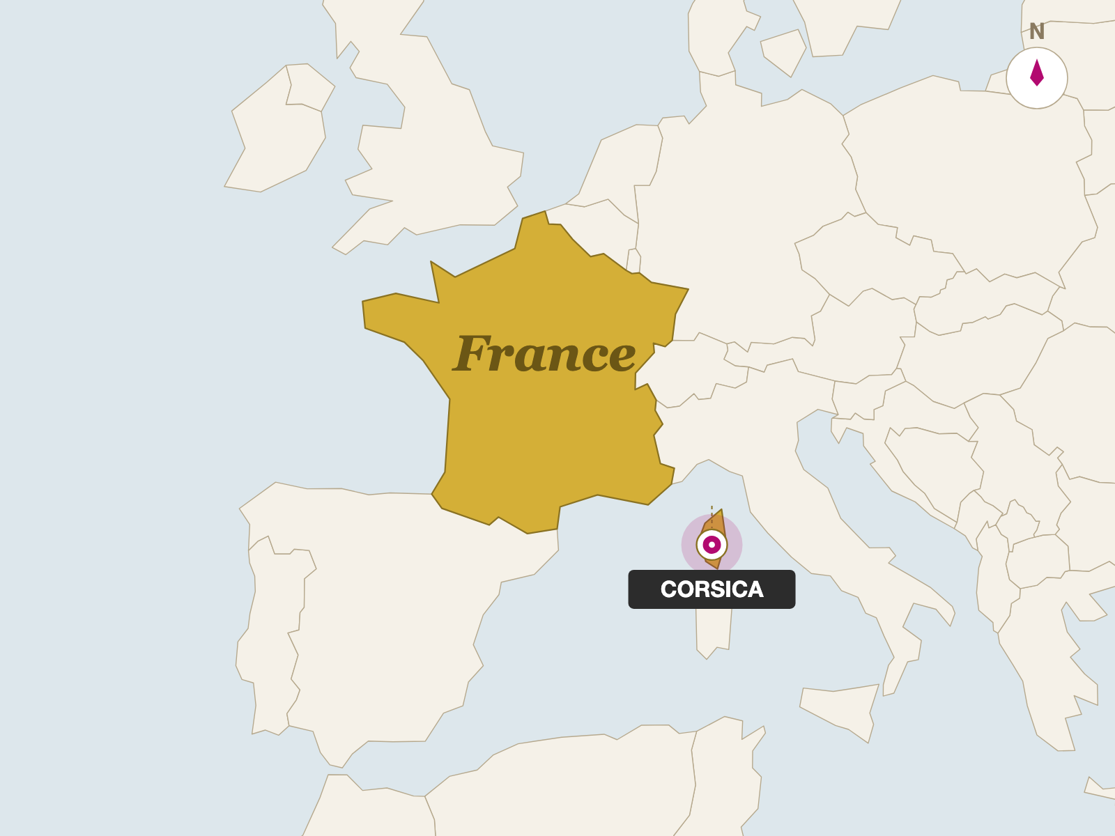 Fleur de Maquis/Brin D'Amour (1.5lb) origin map