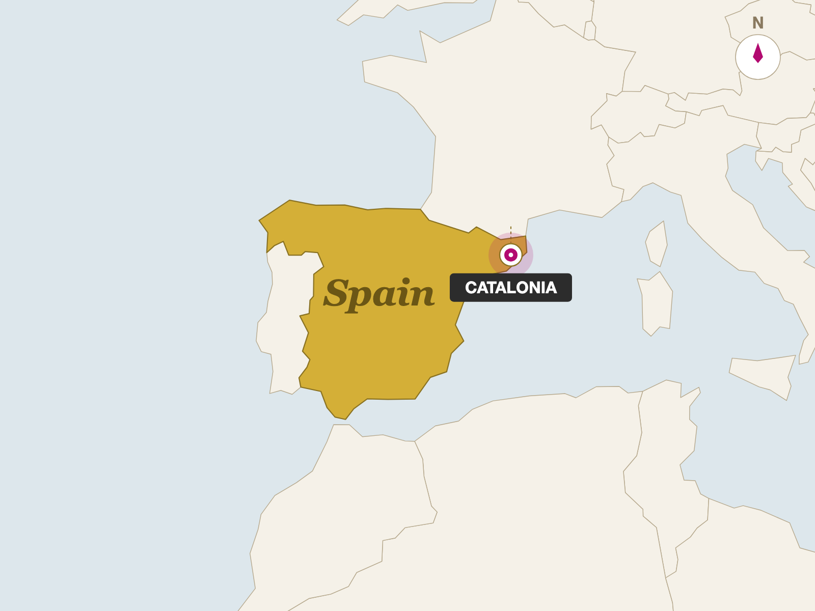 Garrotxa origin map