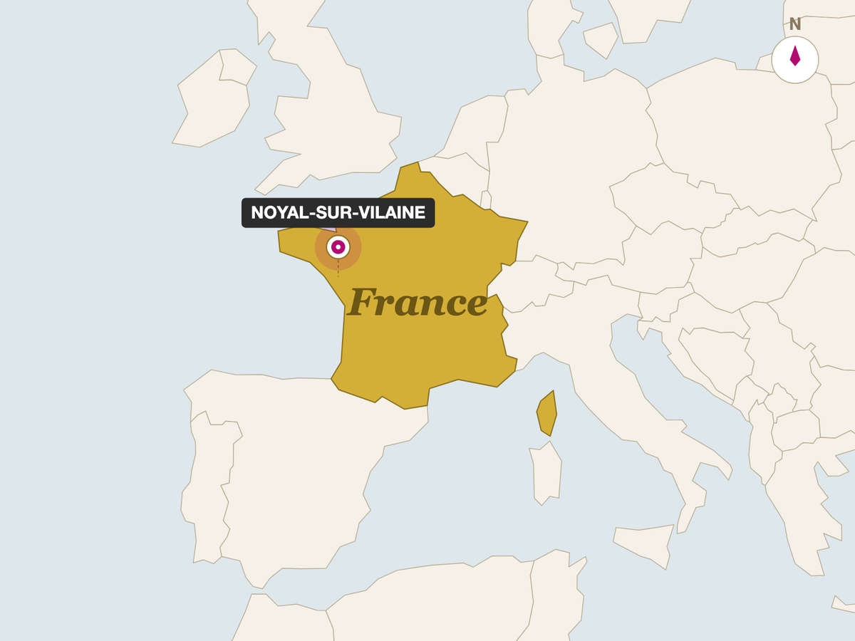 Bordier Smoked & Salted Butter (125g) origin map
