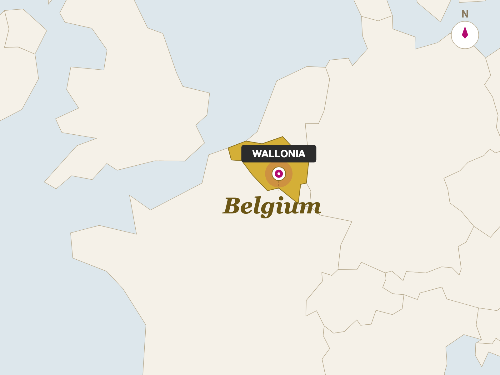 Cabricharme origin map