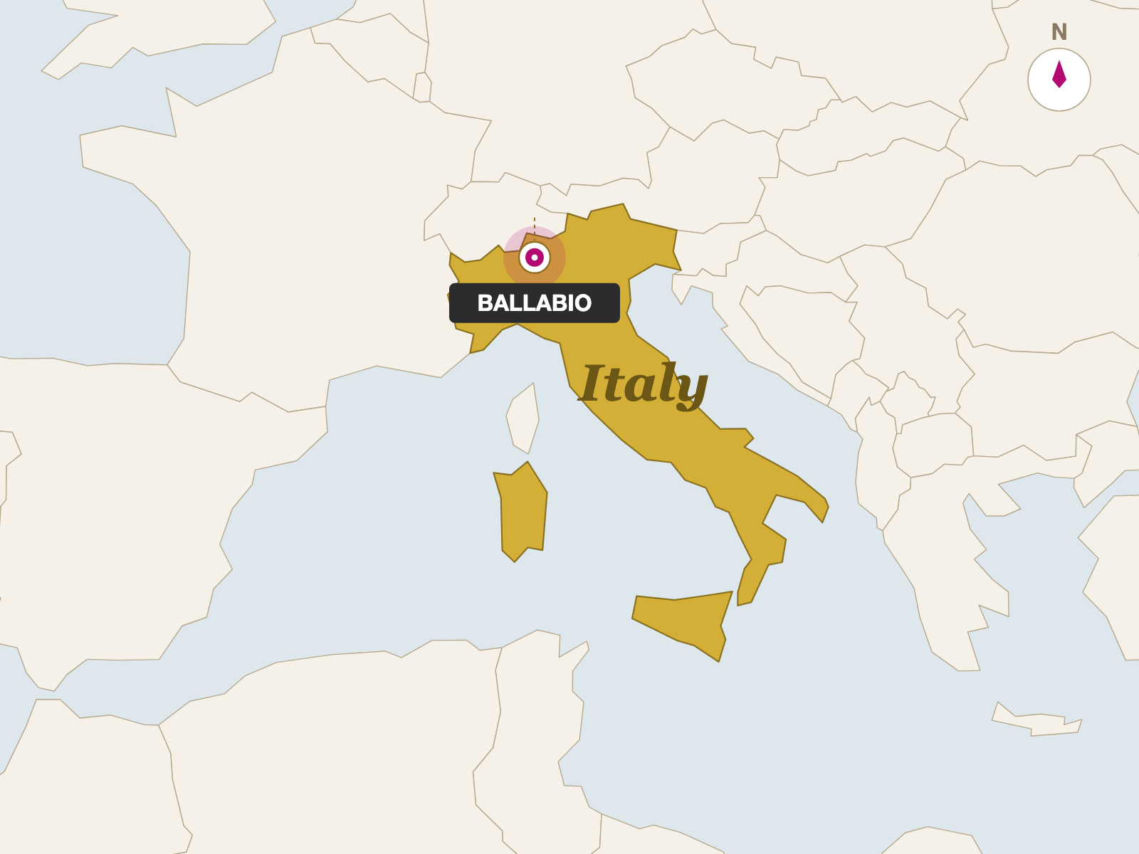 Galbani Mascarpone (250g) origin map