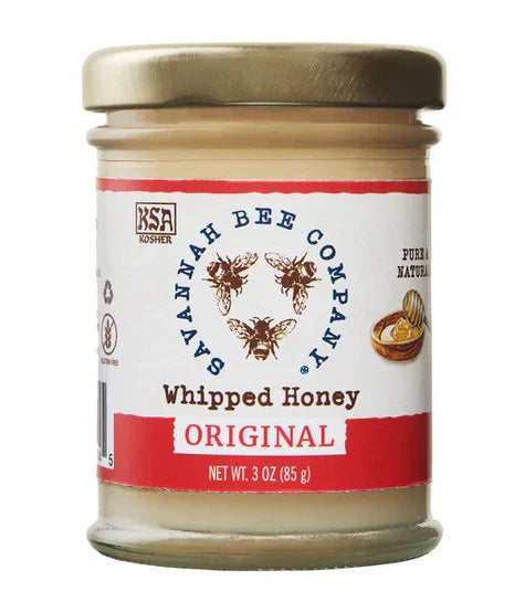 Savannah Bee Company Whipped Original Honey (3oz) - 12ea Case