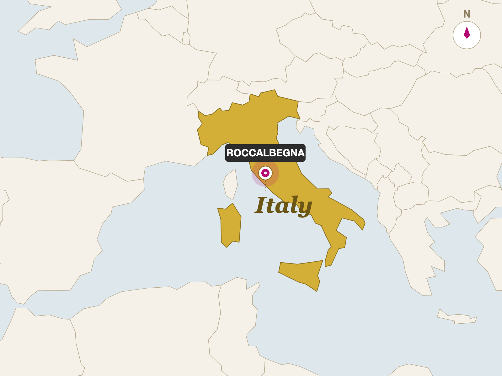 Pecorino Il Fiorino (Riserva del Fondatore) origin map