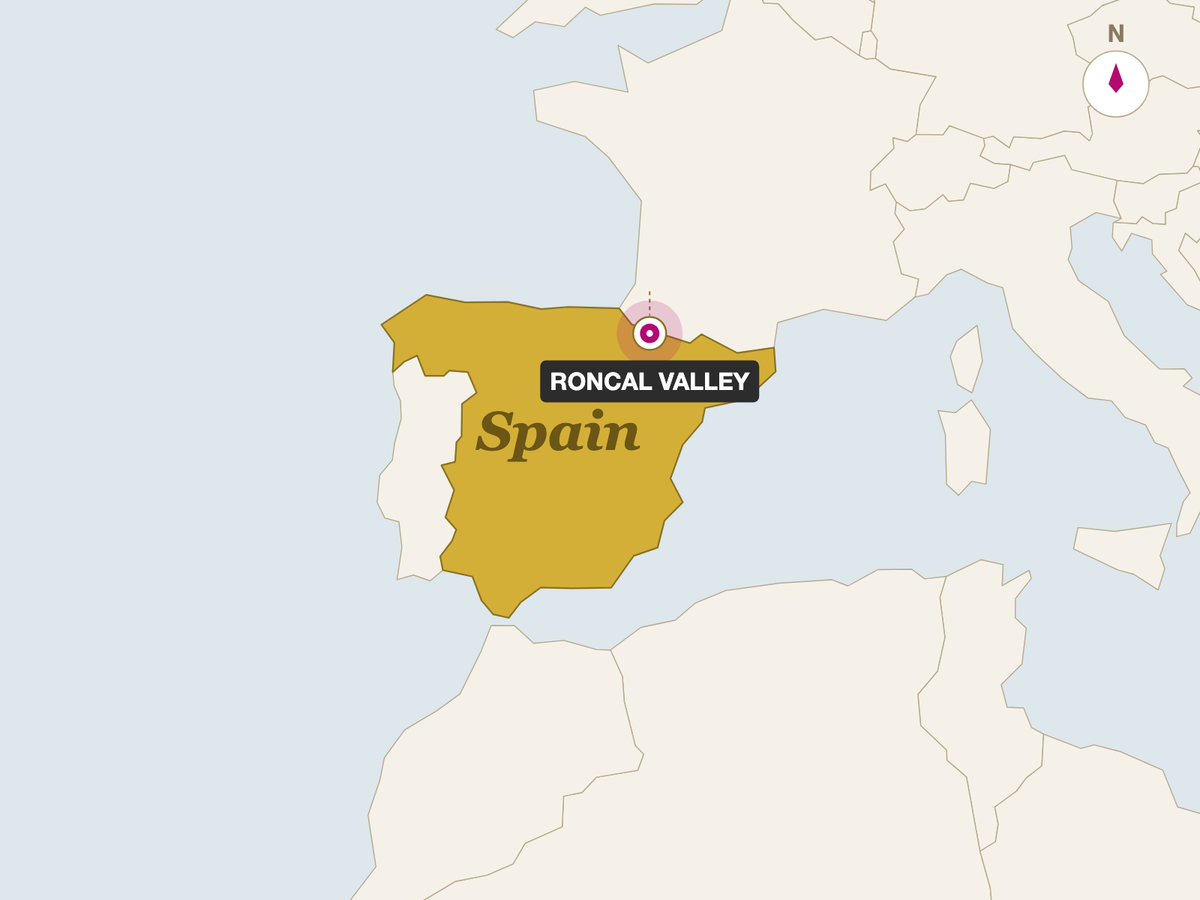 Roncal origin map