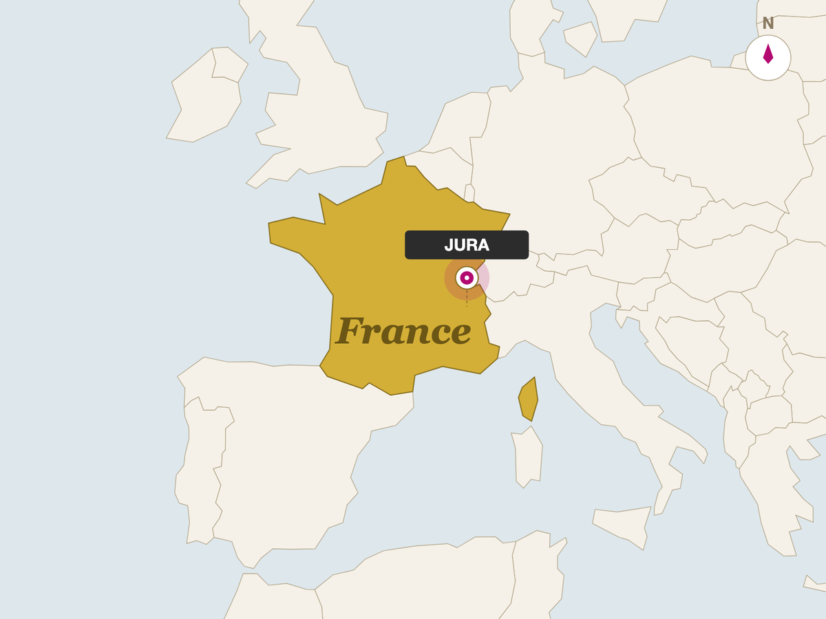 Vacherousse d'Argental origin map
