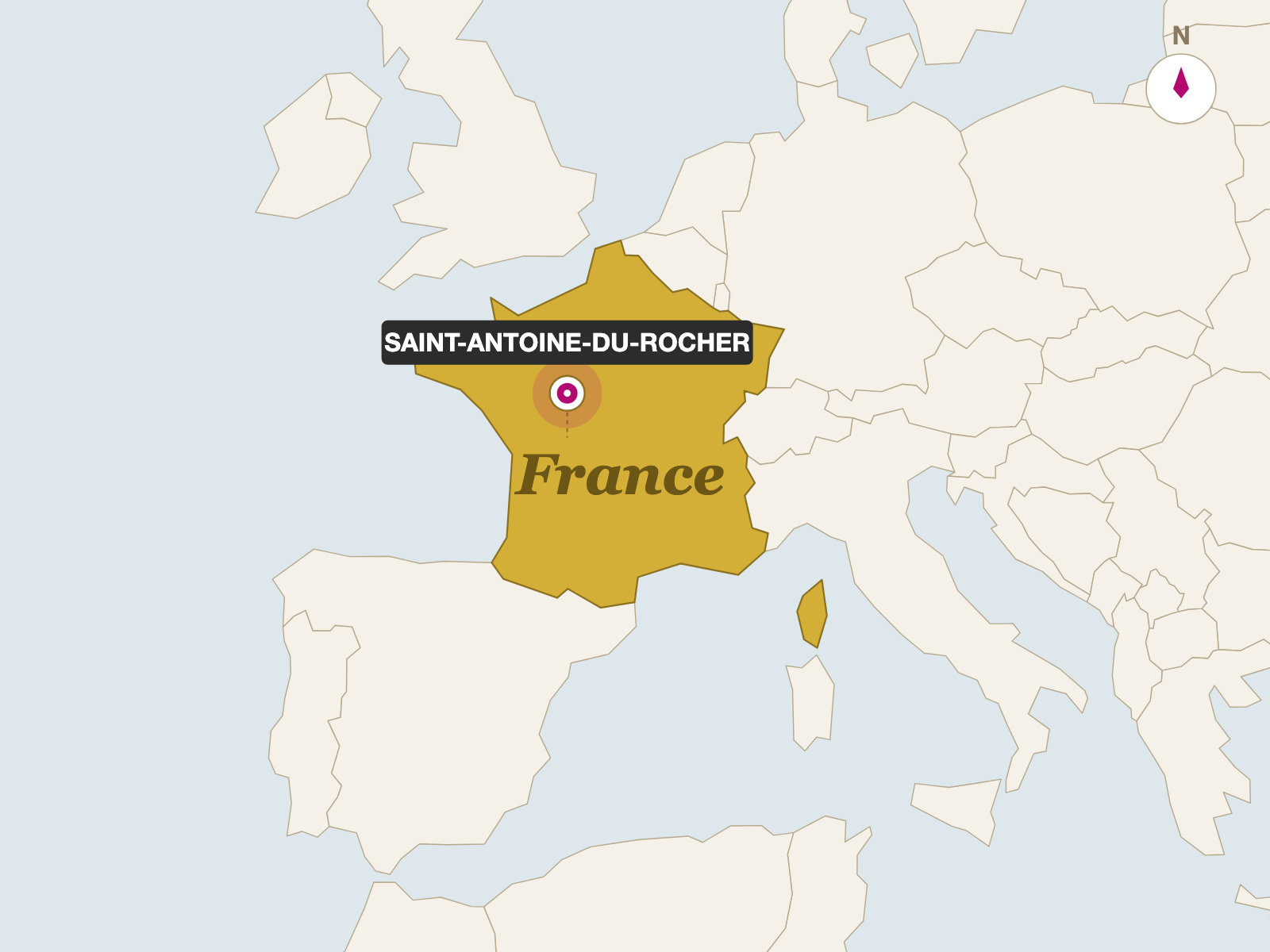 Rodolphe Le Meunier Tomme Aux Fleurs origin map