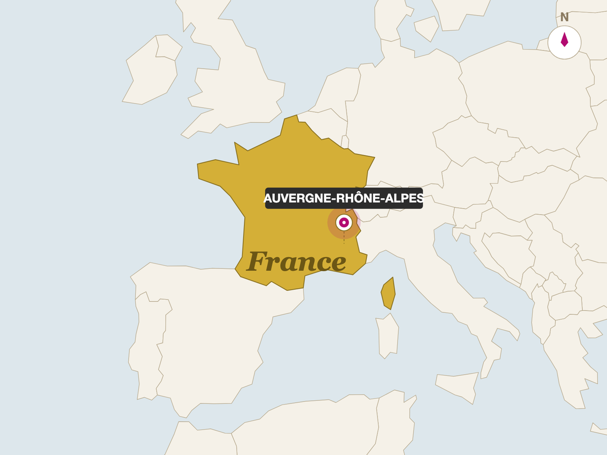 Reblochon Prefere De Nos Montagnes (250g) origin map