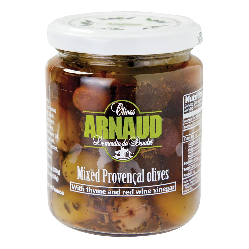 Arnaud Olives Mixed Provencal (260g) - 12ea Case