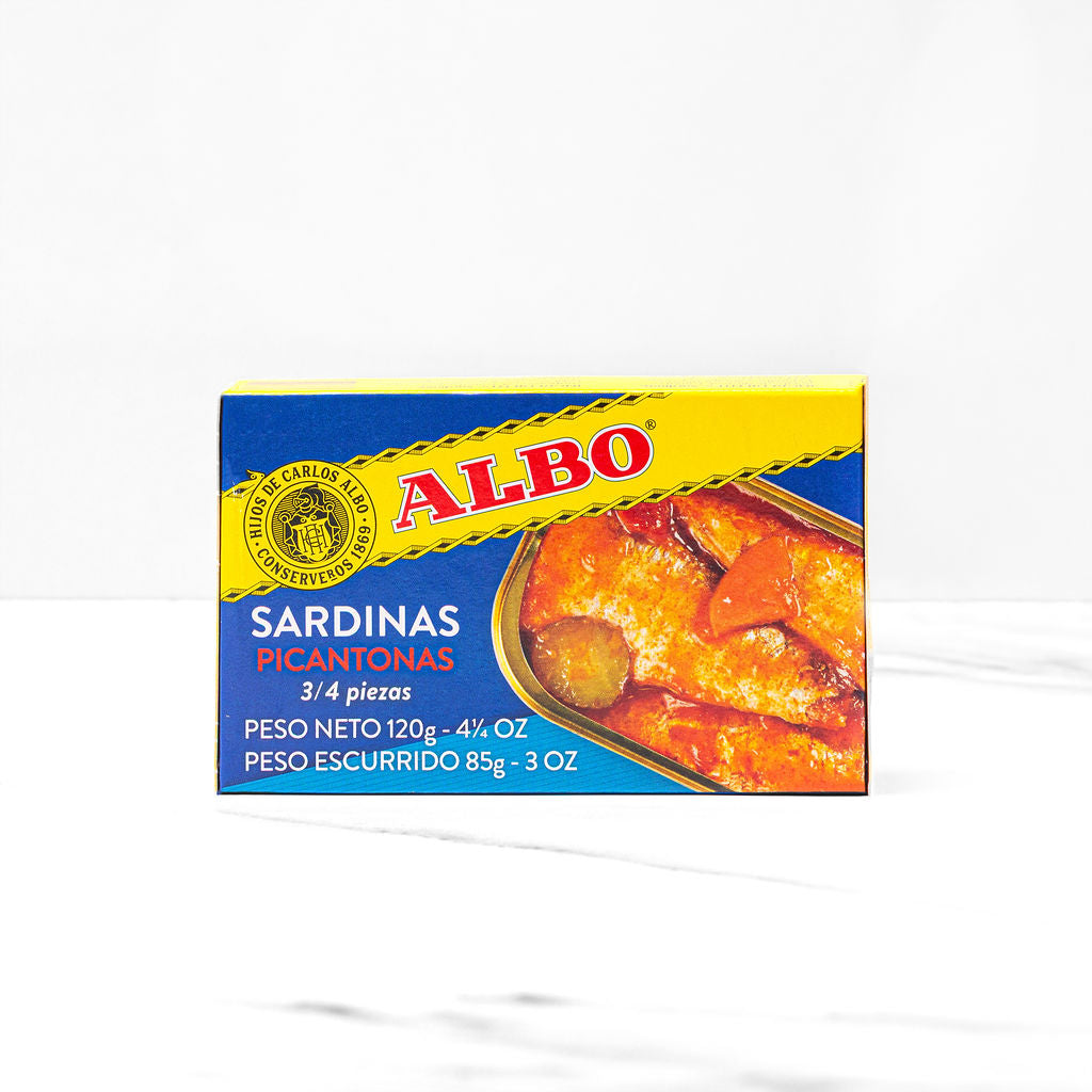 Albo Sardines in Hot Sauce (120g) - 24ea Case