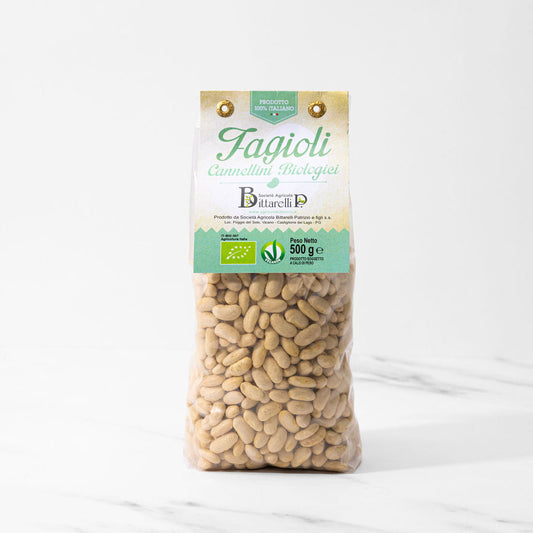 Bittarelli Fagioli Cannellini Bio (500g) - 12ea Case