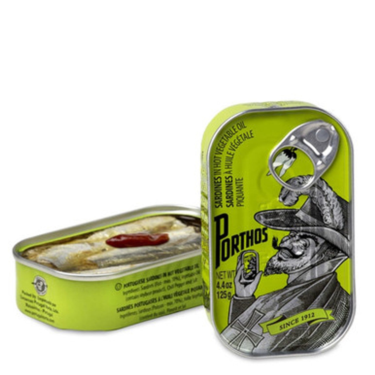 Conservas Sardines in Hot Vegetable Oil (4.4oz) - 24ea Case