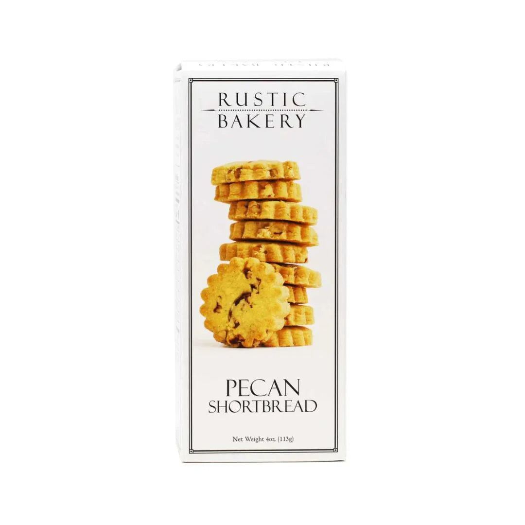 Rustic Bakery Pecan Shortbread (4oz) - 12ea Case