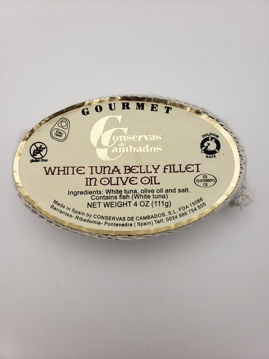 Conservas de Cambados White Tuna Belly Fillets in Olive Oil (111g)