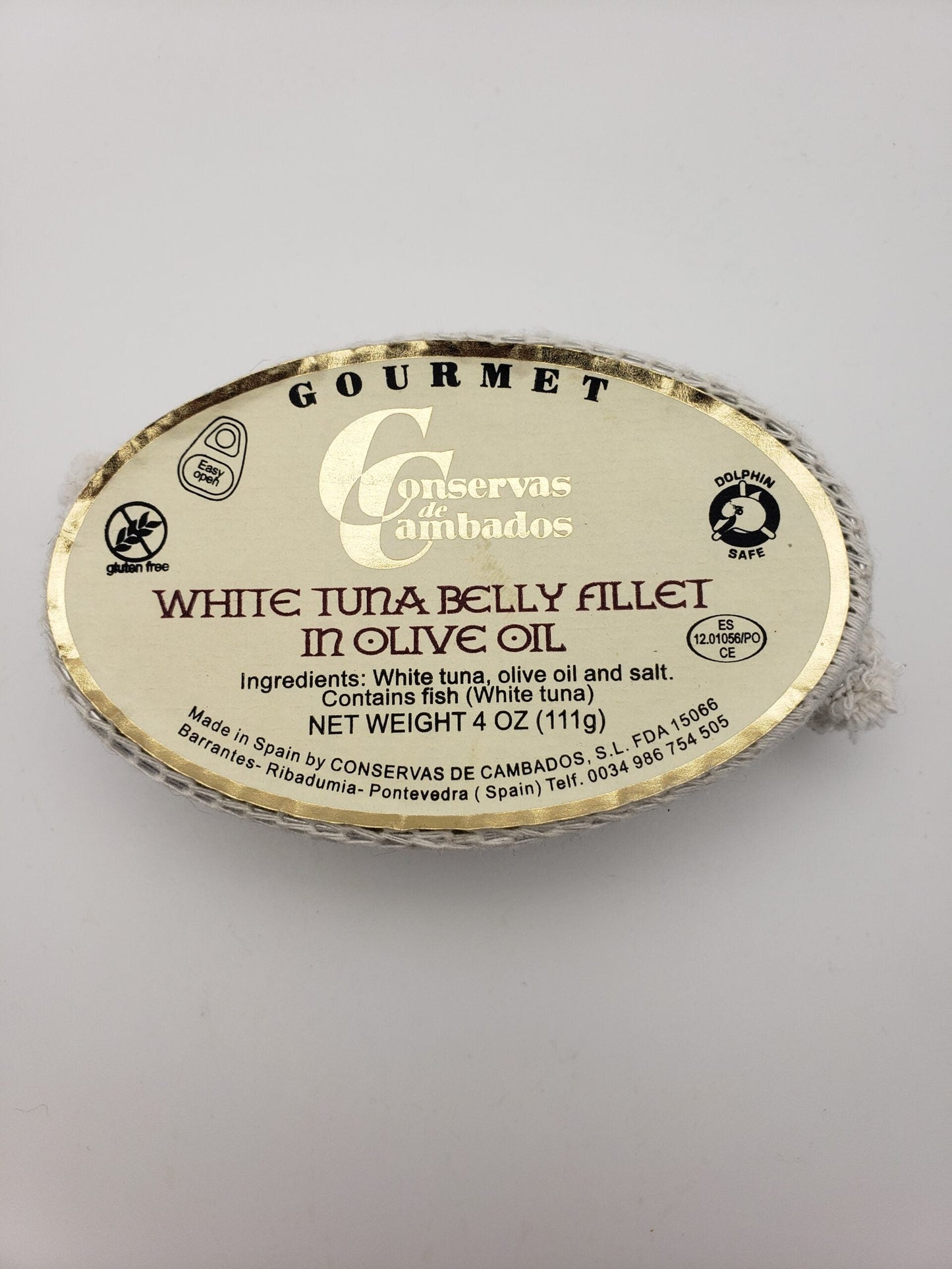 Conservas de Cambados White Tuna Belly Fillets in Olive Oil (111g) - 10ea Case