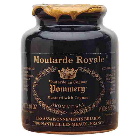 Cognac Mustard Stone Jar (8.8oz)