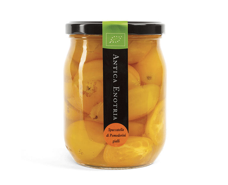 Antica Enotria Pomodori Datterini Gialli Naturale (580ml) - 6ea Case