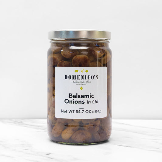 Domenico's Balsamic Onions in Oil - 1550g (54.7oz)