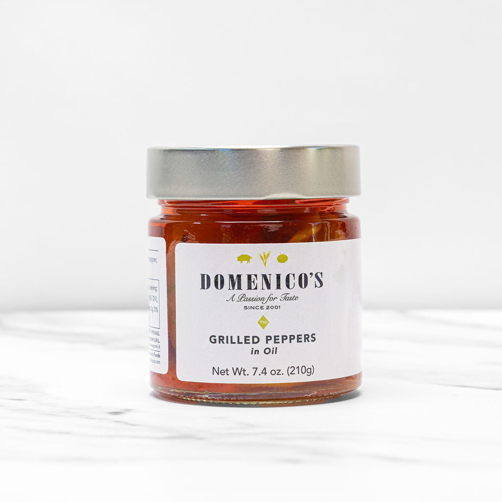 Domenico's Grilled Peppers in Oil (210g) - Case
