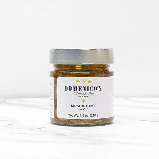 Domenico's Grilled Mushrooms in Oil (210g) - 6ea Case