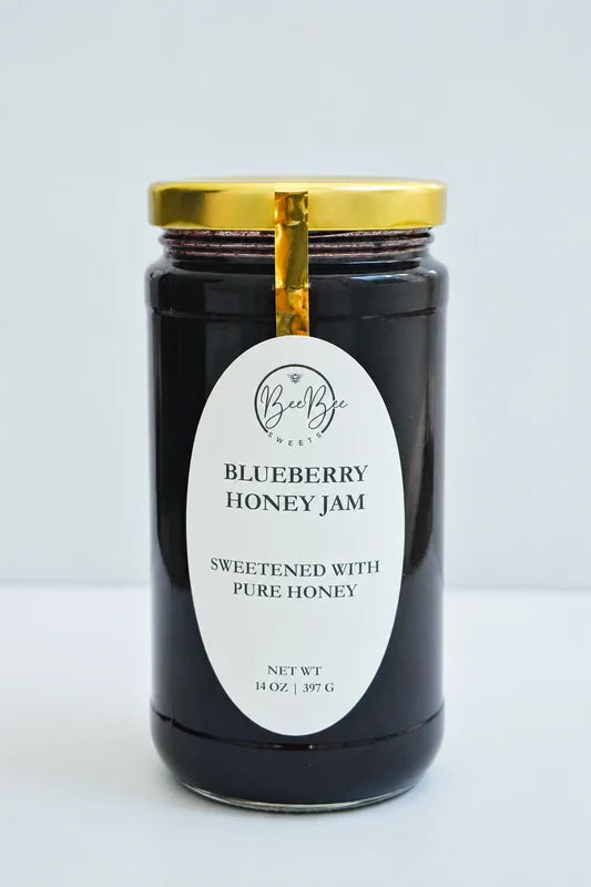 BeeBee Sweets Blueberry Honey Jam (14oz/397g)