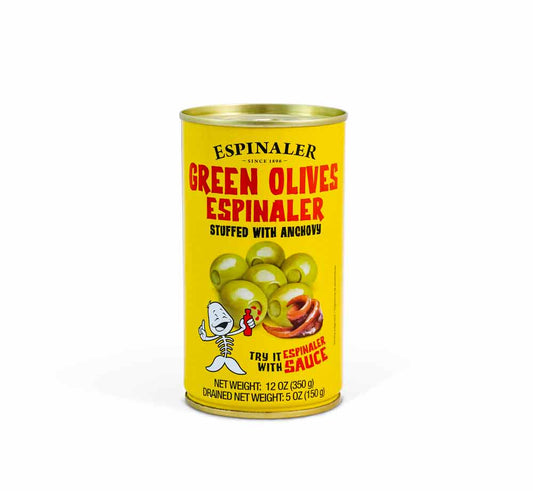 Espinaler - Olives Stuffed with Anchovy (350g) - 15ea Case