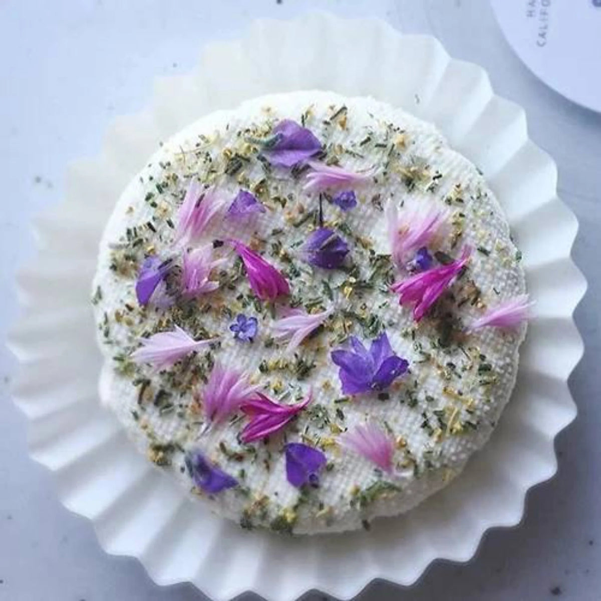 Vegan Super Natural Almond Cheese Flower Power - Flowers & Herbs (4oz)