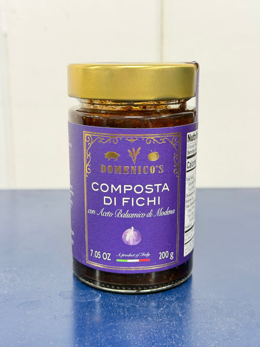 Domenico's Fig Compote with White Balsamic Vinegar (200g)