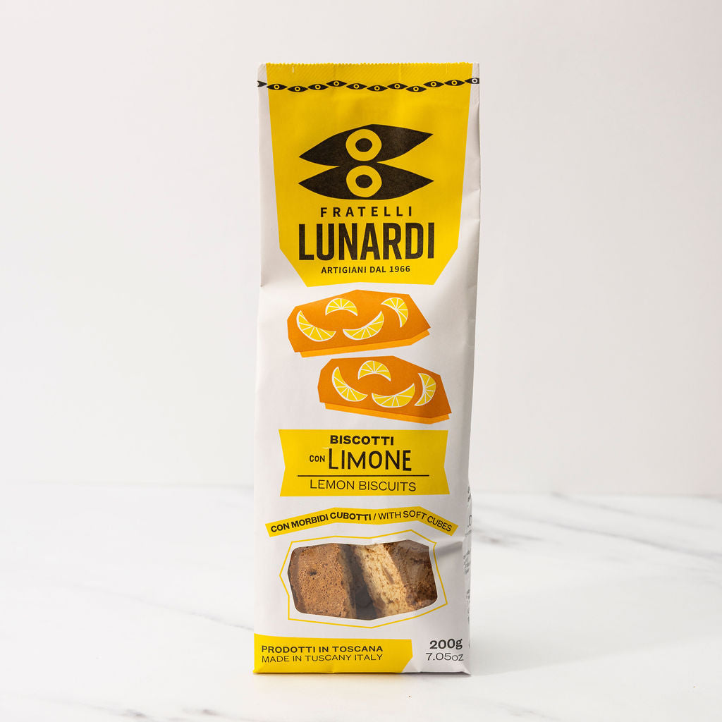 Fratelli Lunardi Biscotti con Limone - Lemon (200g) - Case