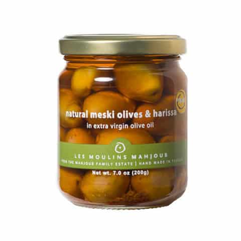 Meski Olives with Harissa (200g) - 12ea Case