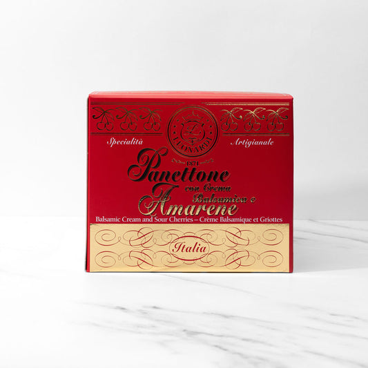 Leonardi Panettone with Balsamic Cream and Sour Cherries (750g)