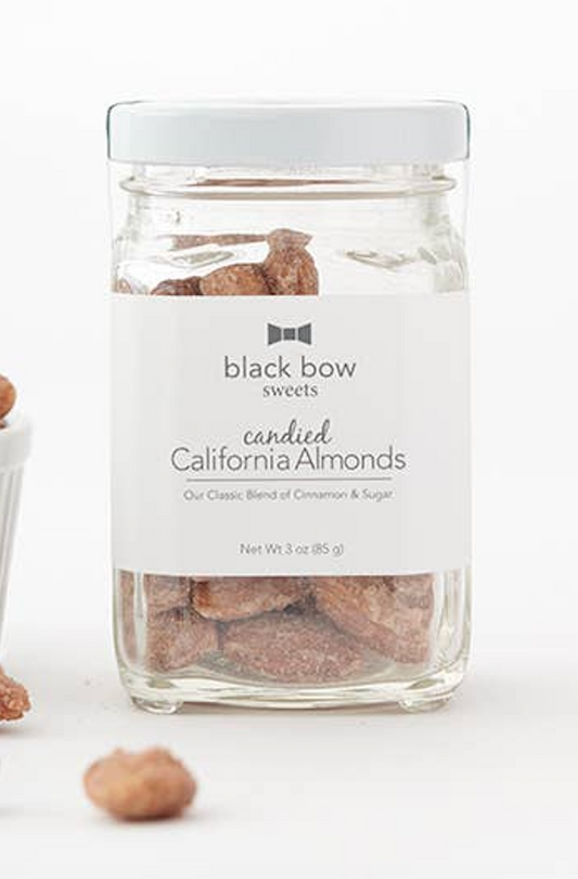 Black Bow Candied California Almond Jar (85g) - 12ea Case