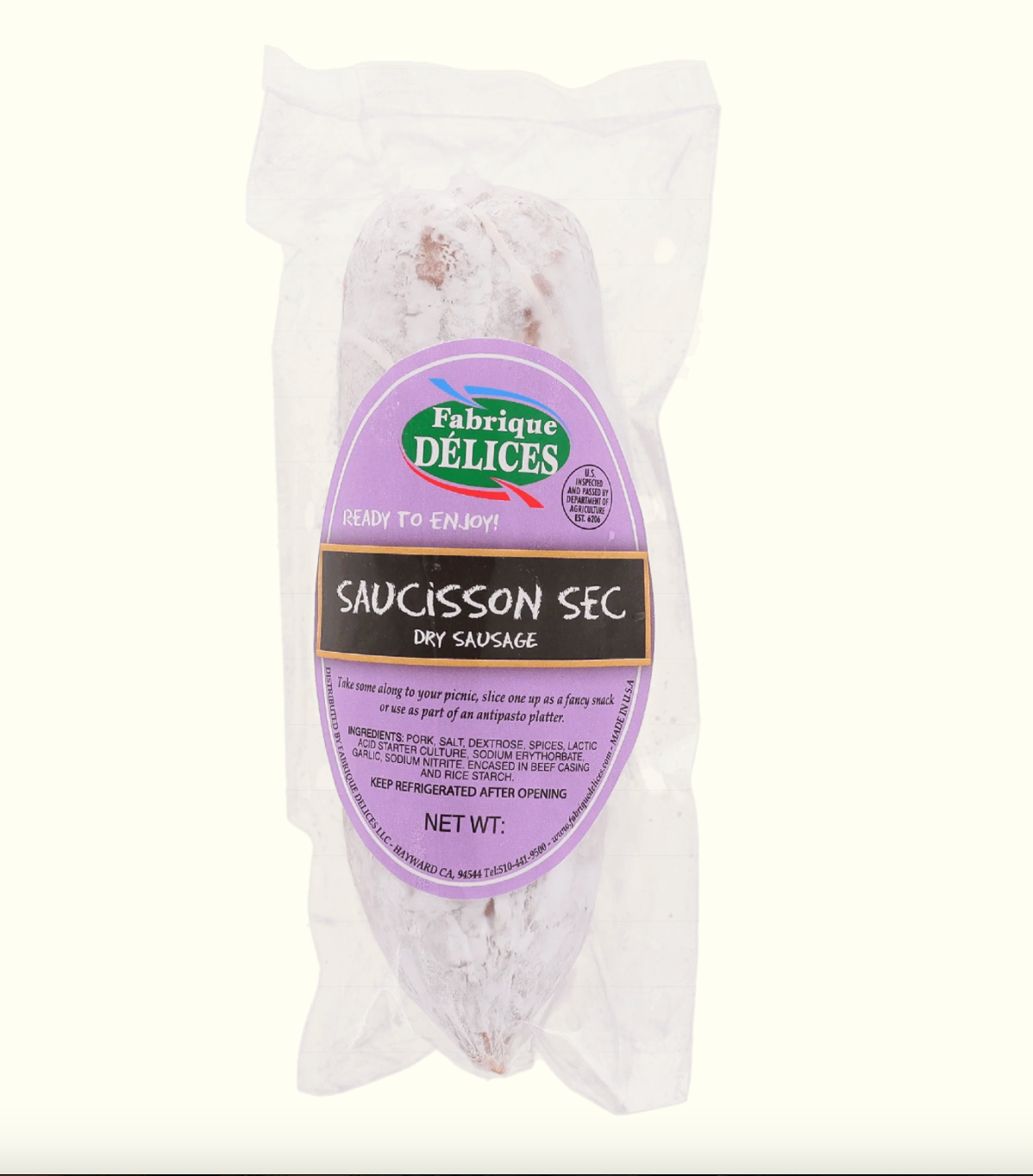 Fabrique Delices Saucisson Sec - 10oz Piece