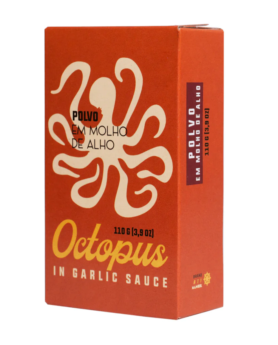 Ati Manel Octopus in Garlic Sauce (110g) - 8ea Case