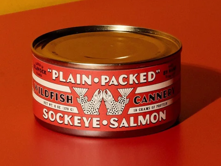 Wildfish Plain Sockeye Salmon (6oz) - 12ea Case