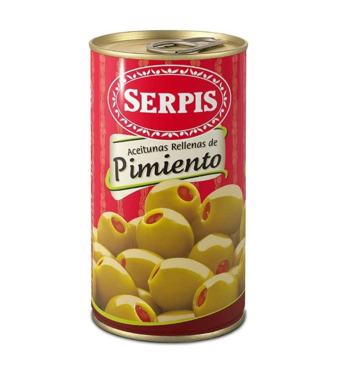 Serpis - Red Pepper Stuffed Green Olives (130g)