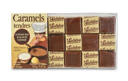 Maison Armorine Fleur de Sel Caramels in Box, 150g