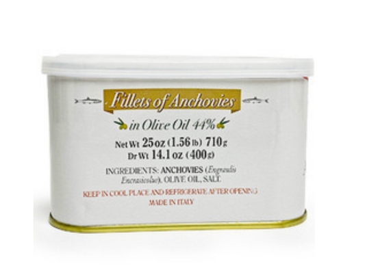 Recca Anchovy in Oil, 25oz (WHOLESALE ONLY)