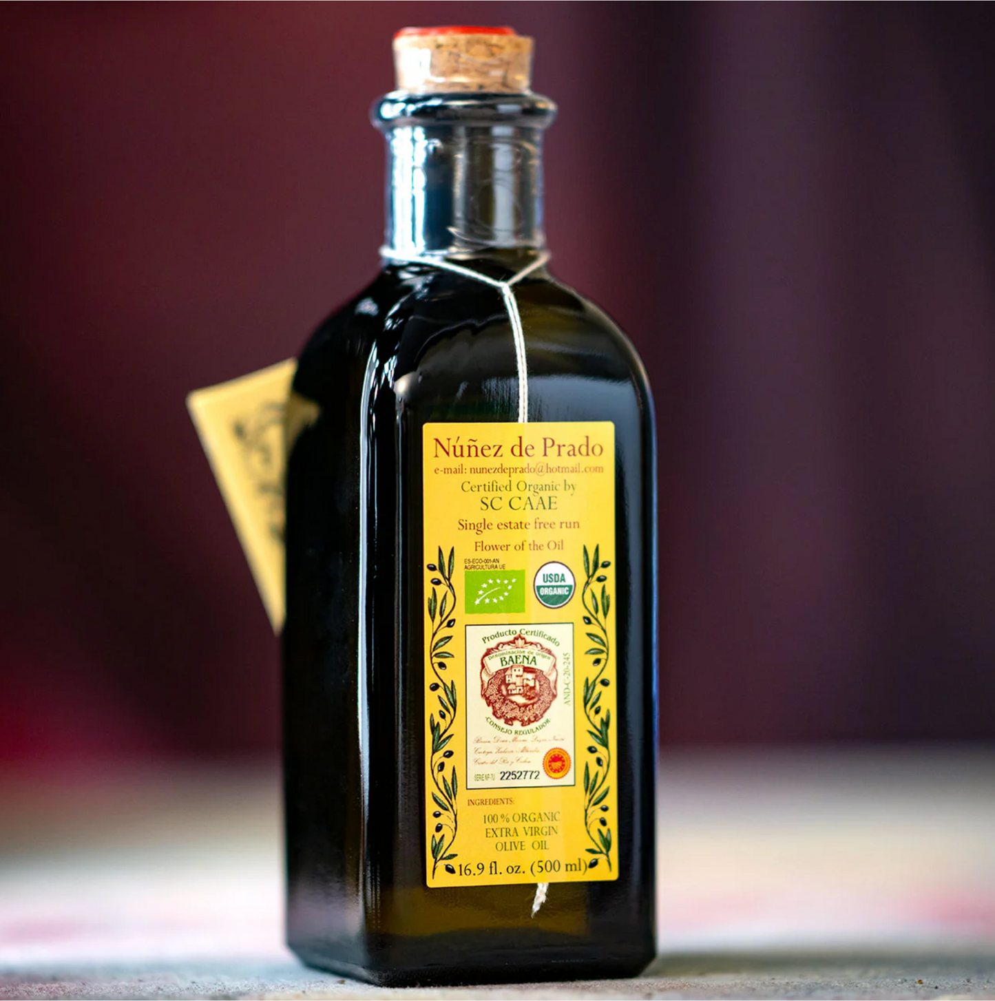 Nunez de Prado Extra Virgin Olive Oil (500 ml) - 12ea Case