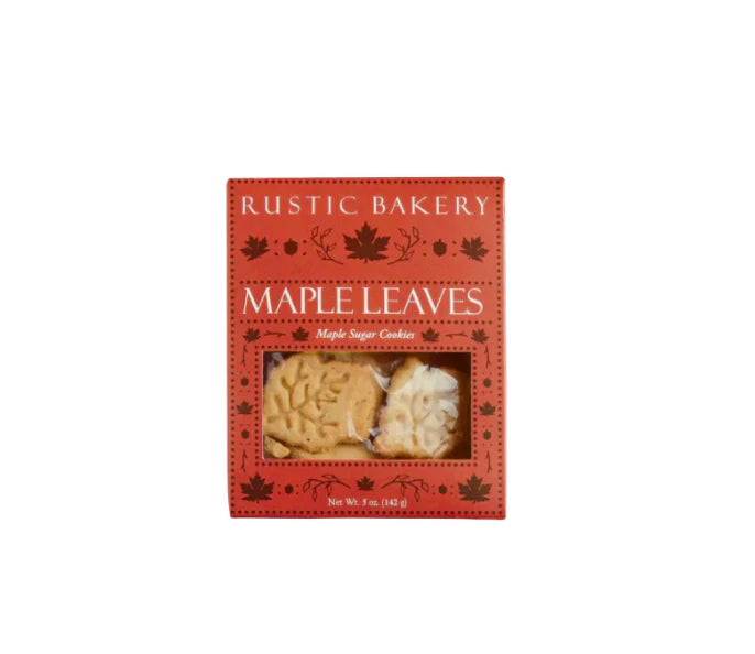 Rustic Bakery Maple Leaf Cookies (5oz) - 12ea Case