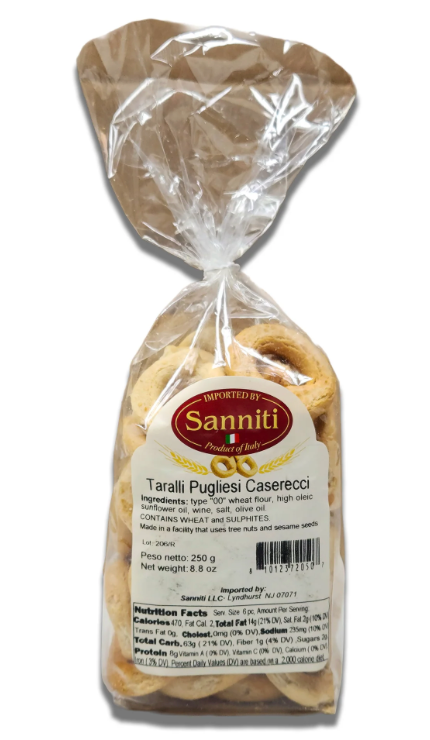 Sanniti Taralli Pugliesi Caserecci (250g)