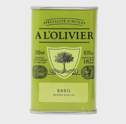 Basil Infused Extra Virgin Olive Oil, 250ml