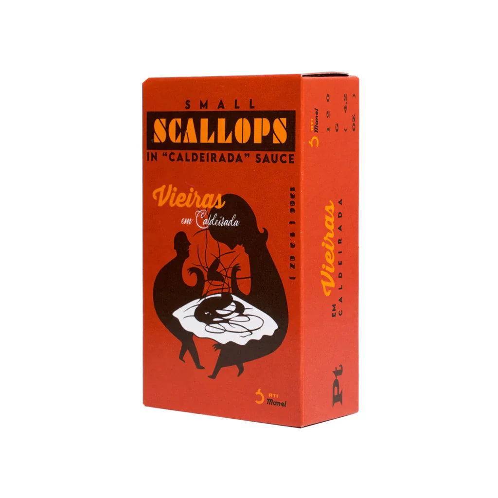 Ati Manel Small Scallops in Caldeirada Sauce (120g) - 8ea Case