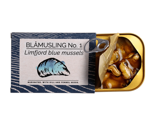 Fangst Blamusling No.1 Limfjord Blue Mussels Marinated with Dill and Fennel Seeds (100g)