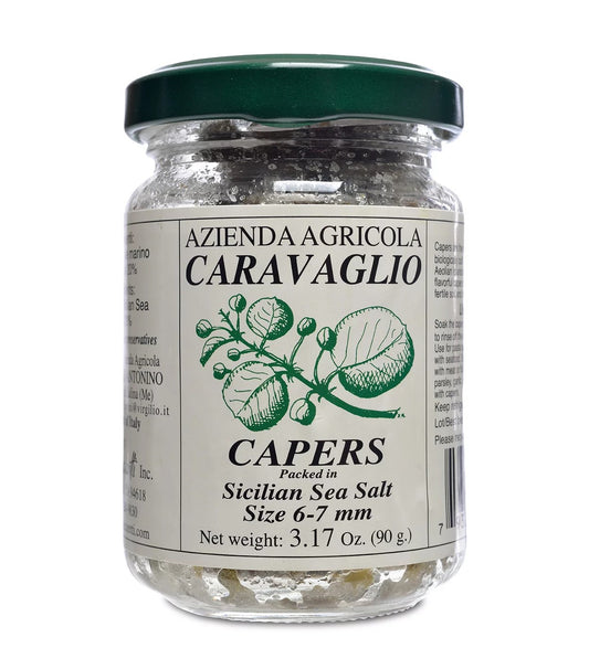 Caravaglio- Capers in Sea Salt (90g)
