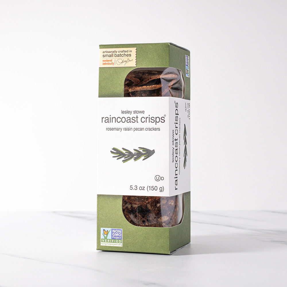 Raincoast Crisps Rosemary Raisin Pecan Crackers (5.3oz) - 12ea Case