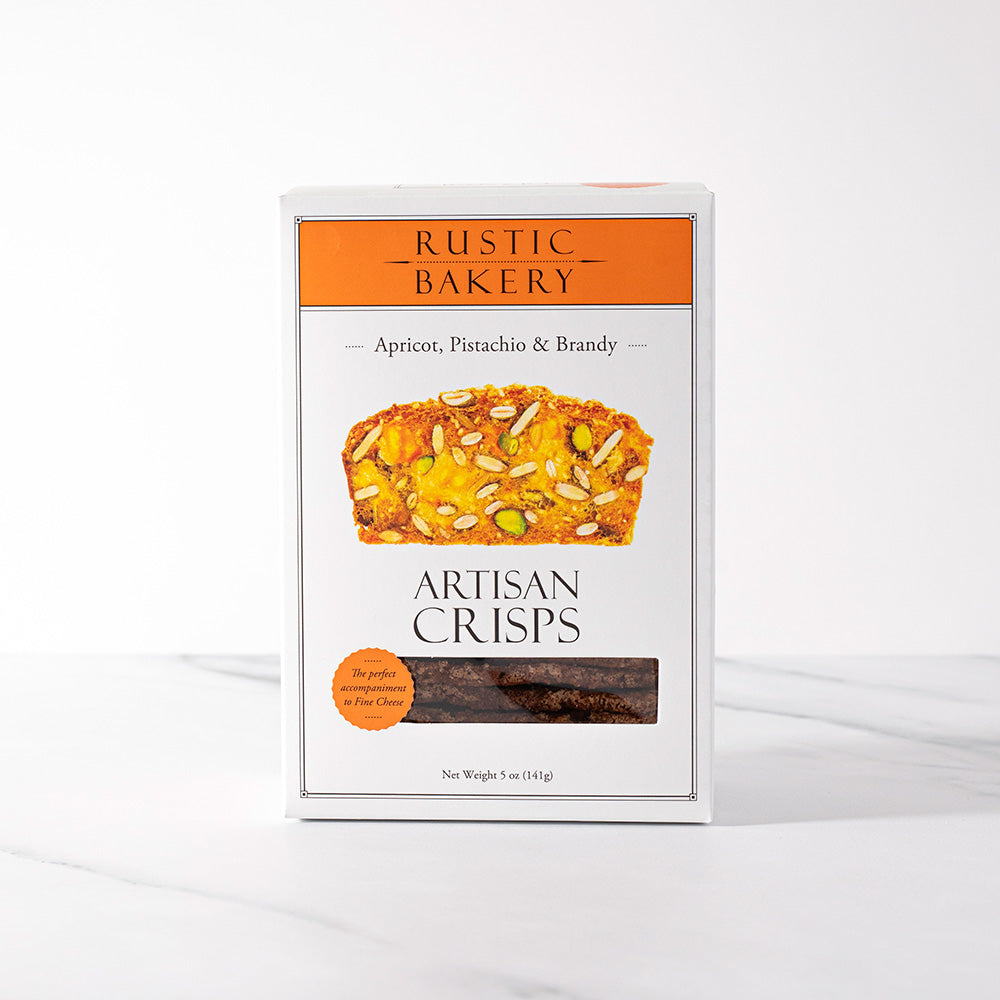 Rustic Bakery Apricot, Pistachio & Brandy Crackers (5oz) - 12ea Case