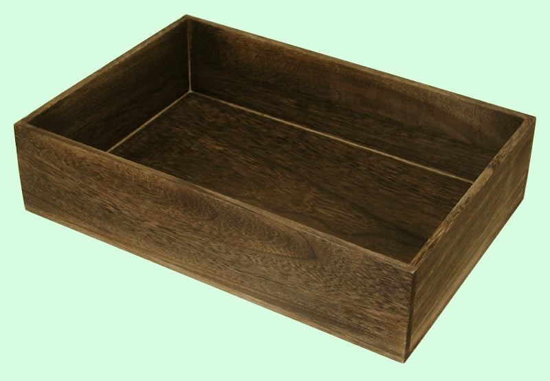 Dark Burnt Tray 15x10x3.5 - 14ea Case