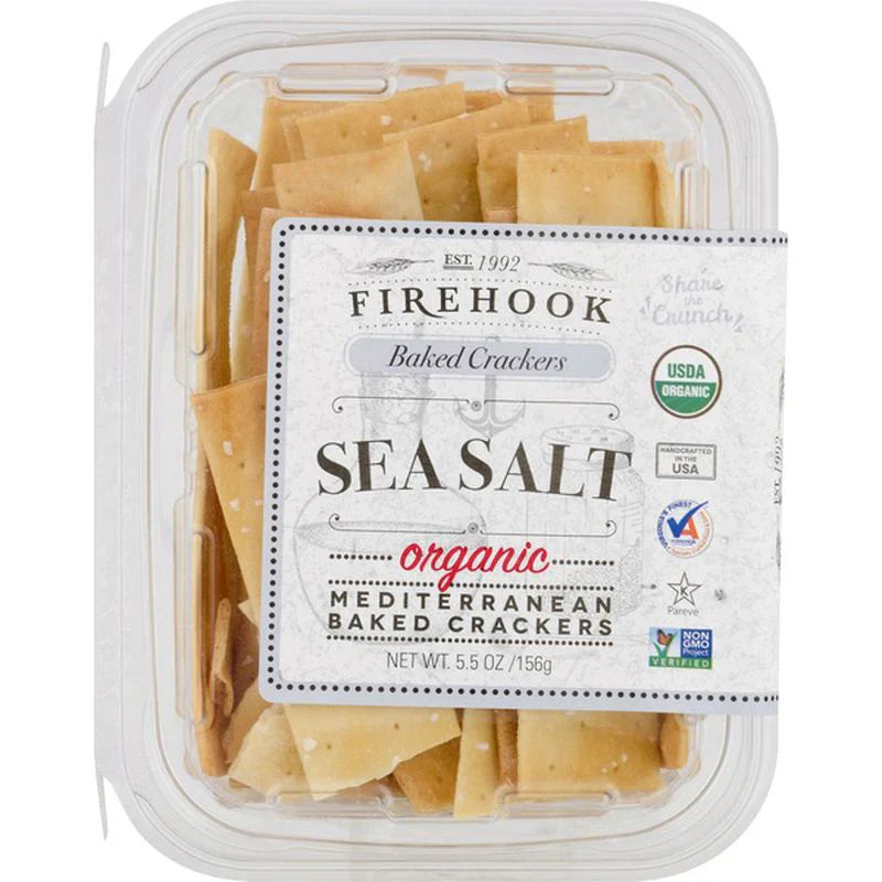 Firehook Sea Salt Cracker (8oz) - 12ea Case