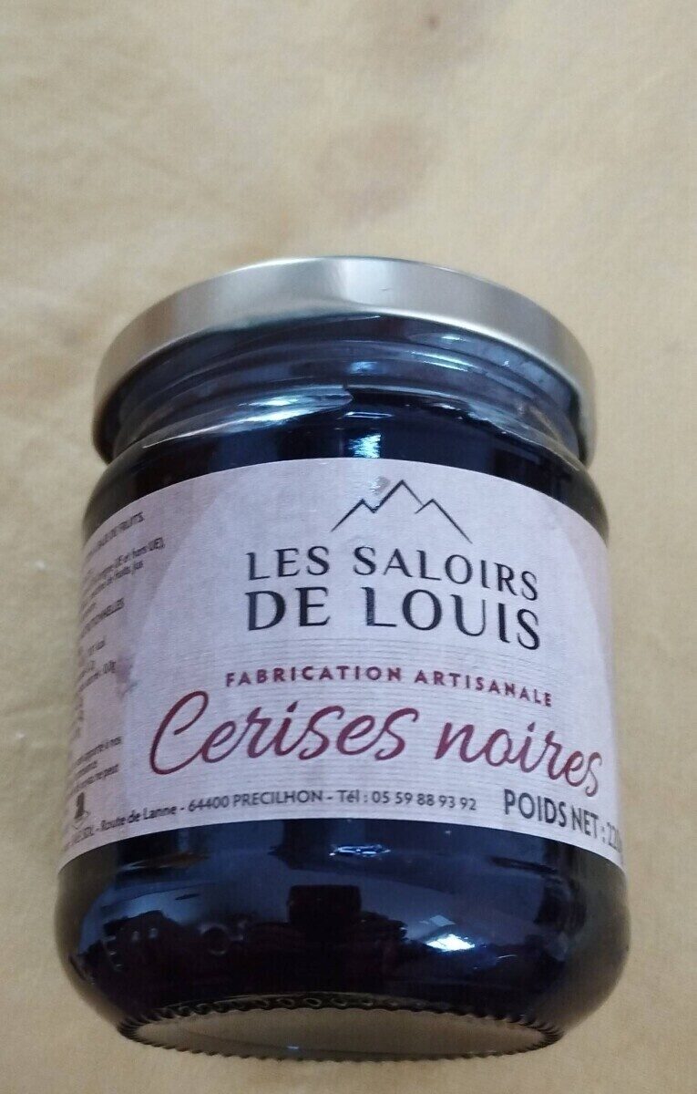 Les Saloirs Confiture de Cerises Noires Jam (220g)