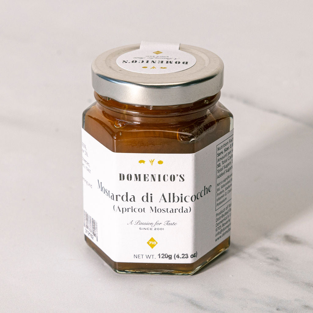 Domenico's Mostarda di Albicocca - Apricot Mostarda (120g) - Case